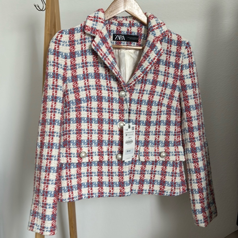 Zara tweed jacket - NEW with tags